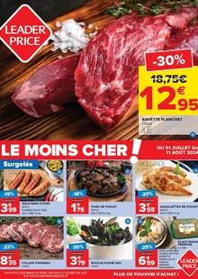 Catalogue promo leader price du 31 juillet au 11 août 2024
