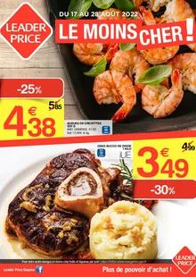 Catalogue promo leader price du 17 au 28 août 2022