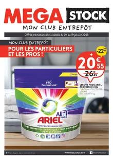 Catalogue promo mega stock du 4 au 19 janvier 2025