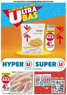 Catalogue promo hyper u du 17 au 28 janvier 2024