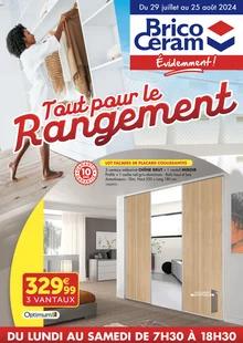 Catalogue promo bricoceram du 29 juillet au 25 août 2024