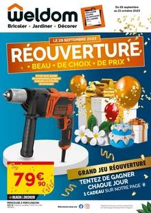 Catalogue promo weldom du 28 septembre au 21 octobre 2023