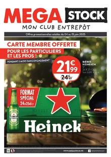 Catalogue promo mega stock du 4 au 15 juin 2025