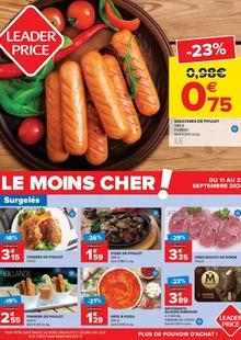 Catalogue promo leader price du 11 au 22 septembre 2024