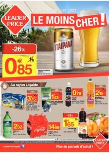 Catalogue promo leader price du 20 au 31 juillet 2022