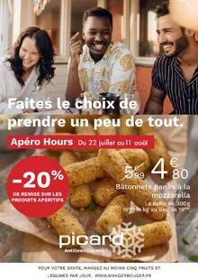 Catalogue promo picard surgelés du 22 juillet au 11 août 2024