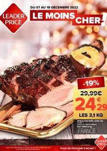 Catalogue promo leader price du 7 au 18 décembre 2022
