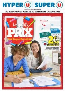 Catalogue promo hyper u du 27 juillet au 14 août 2022