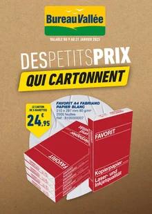 Catalogue promo bureau vallée du 9 au 21 janvier 2023