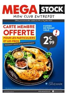 Catalogue promo mega stock du 5 au 16 juillet 2023