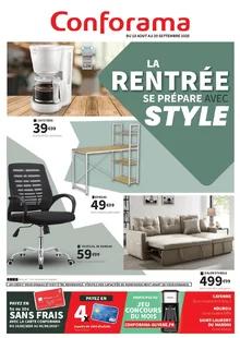 Catalogue promo conforama du 18 août au 30 septembre 2025