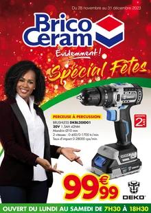 Catalogue promo bricoceram du 28 novembre au 31 décembre 2023