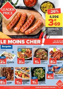 Catalogue promo leader price du 18 au 29 janvier 2023