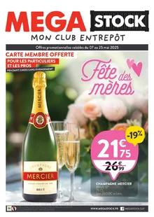 Catalogue promo mega stock du 7 au 25 mai 2025