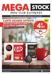 Catalogue promo mega stock du 30 juillet au 10 août 2025