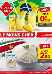 Catalogue promo leader price du 9 au 20 novembre 2022