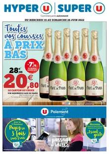 Catalogue promo hyper u du 15 au 26 juin 2022