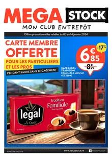 Catalogue promo mega stock du 3 au 14 janvier 2024