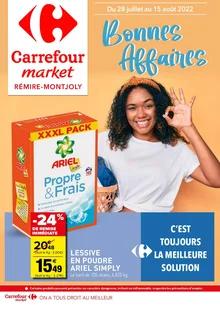 Catalogue promo carrefour market du 28 juillet au 15 août 2022