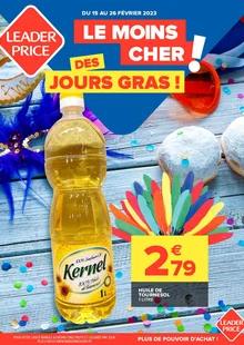 Catalogue promo leader price du 15 au 26 février 2023