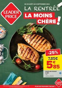 Catalogue promo leader price du 28 août au 8 septembre 2024