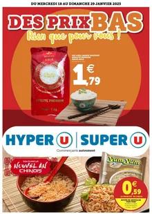 Catalogue promo hyper u du 18 au 29 janvier 2023
