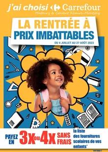 Catalogue promo carrefour contact du 4 juillet au 27 août 2023