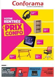 Catalogue promo conforama du 26 août au 30 septembre 2024