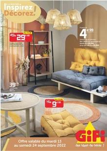 Catalogue promo gifi du 13 au 25 septembre 2022