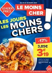 Catalogue promo leader price du 15 au 26 mars 2023