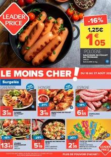 Catalogue promo leader price du 16 au 27 août 2023
