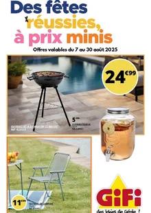 Catalogue promo gifi du 7 au 30 août 2025