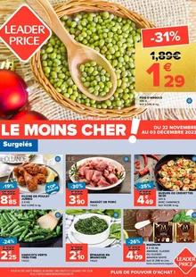 Catalogue promo leader price du 22 novembre au 3 décembre 2023