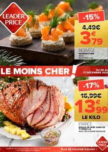 Catalogue promo leader price du 6 au 17 décembre 2023