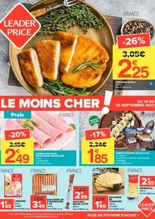 Catalogue promo leader price du 14 au 25 septembre 2022