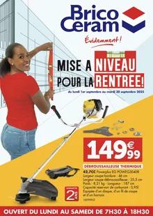 Catalogue promo bricoceram du 1 au 30 septembre 2025