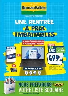 Catalogue promo bureau vallée du 17 au 29 juillet 2023
