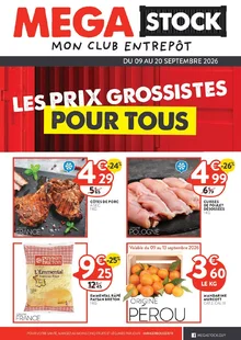  catalogue promo Mega Stock  